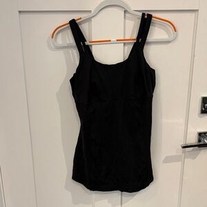 lululemon athletica Black Tank Top with built in bra